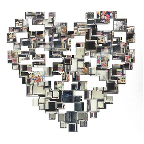 Wandspiegel Love-Heart