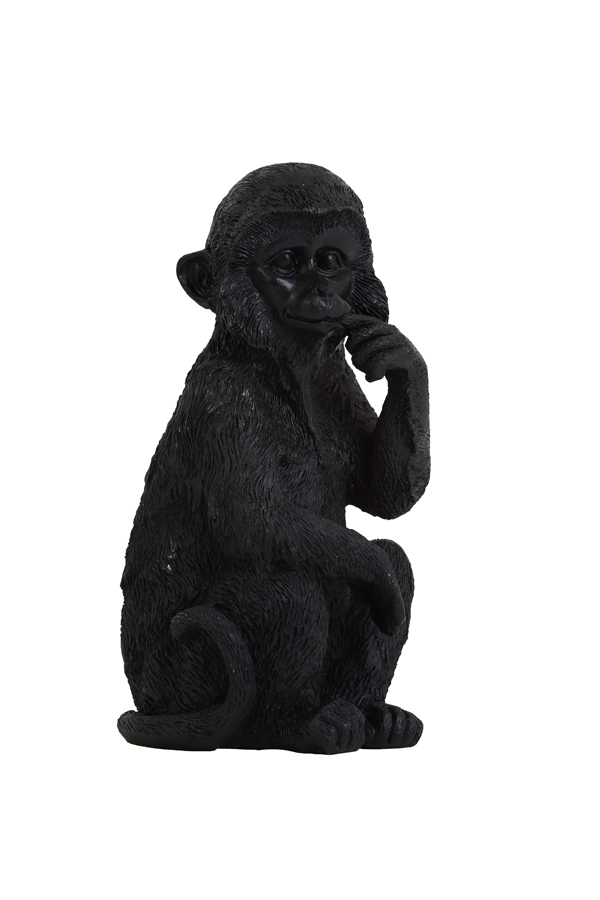 Monkey zwart 19.5 cm