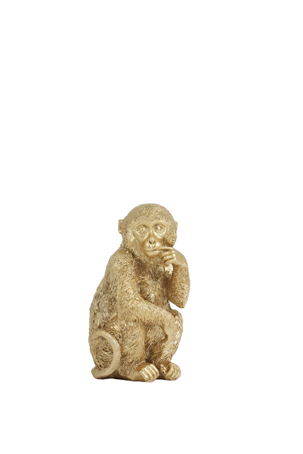 Monkey goud 11 cm