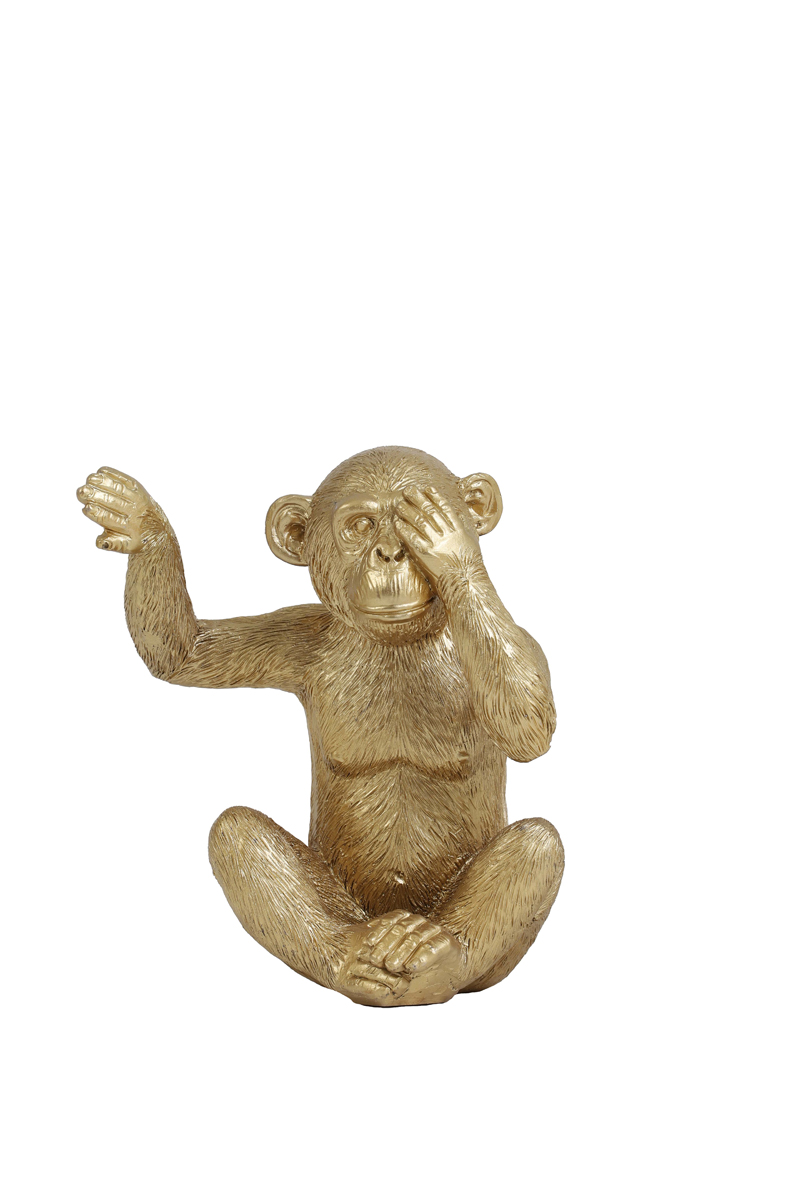 Monkey goud 14 cm