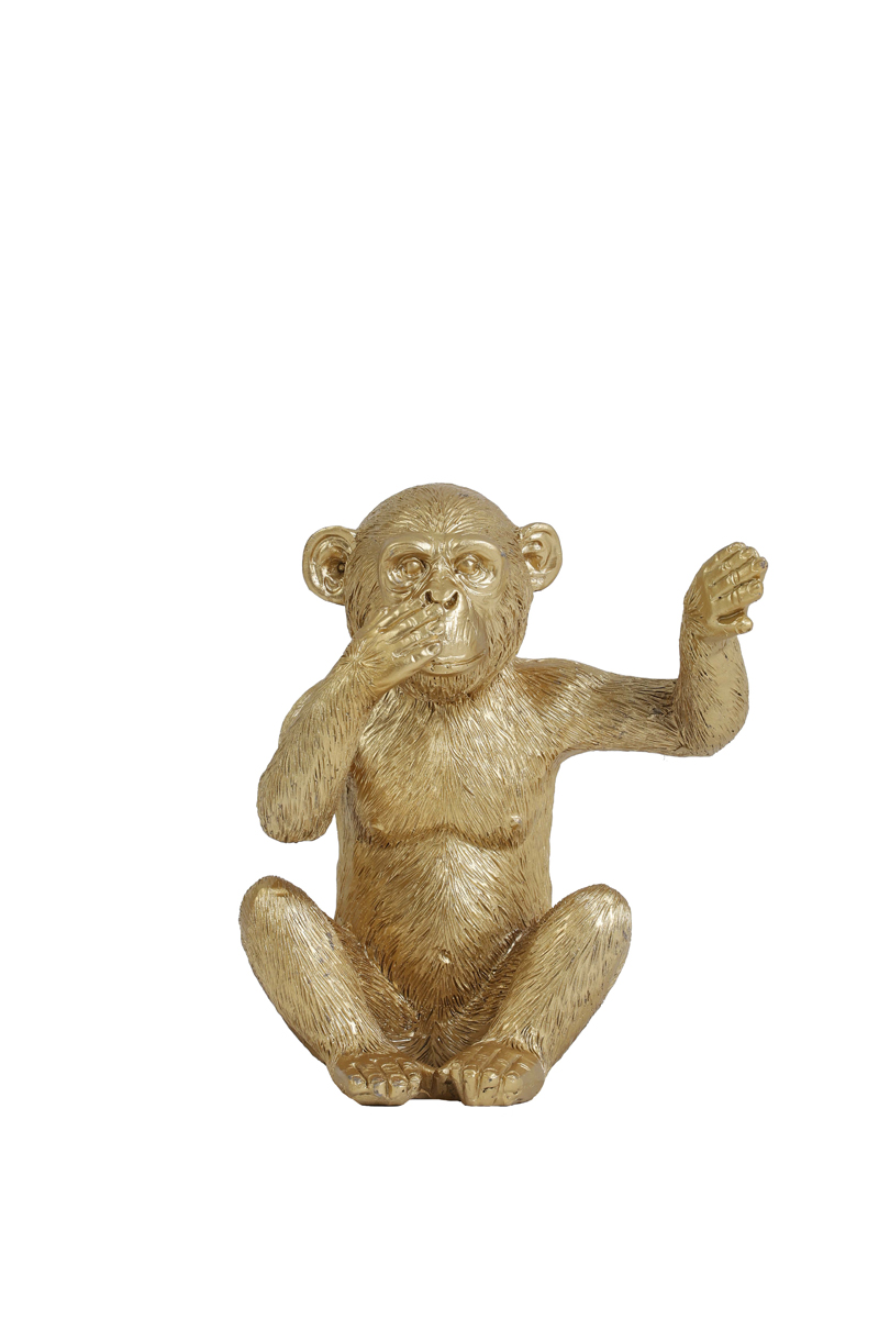 Monkey goud 14 cm