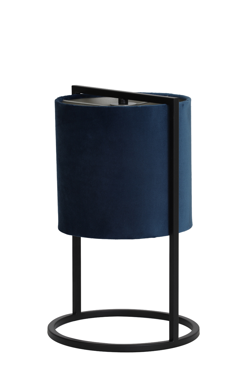 Tafellamp Santos 35cm - Blauw/Zwart
