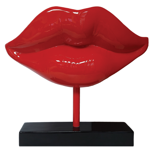Sculpture Red Lips